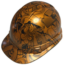 Load image into Gallery viewer, Custom Hydro Dipped Hard Hat HOK Sunset Pearl Graffiti
