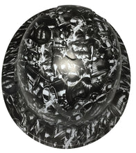 Load image into Gallery viewer, Custom Hard Hat White Brotherhood Skulls Full Brim Ridgeline
