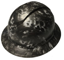 Load image into Gallery viewer, Hard Hat Ridgeline Full Brim Custom Light Gray Soul Searcher Skulls
