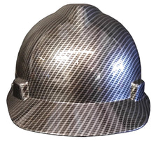 Load image into Gallery viewer, Hard Hat MSA V-Gard Cap Style Custom True Weave Carbon Fiber Hydro Dipped
