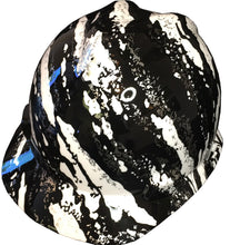Load image into Gallery viewer, Hard Hat MSA V-Gard Cap Style Custom Hydro Dipped White Marble Splash
