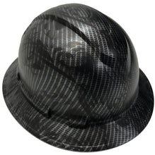 Load image into Gallery viewer, Custom Hydro Dipped Hard Hat Carbon Fiber No Evil Skulls Full Brim Ridgeline
