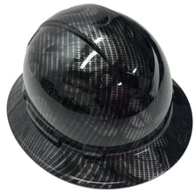 Load image into Gallery viewer, Custom Hydro Dipped Hard Hat Carbon Fiber Hades Skulls Full Brim Ridgeline
