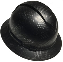Load image into Gallery viewer, Custom Hydro Dipped Hard Hat Ridgeline Full Brim Carbon Fiber Negative American Flags

