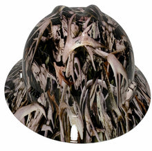 Load image into Gallery viewer, Custom Hard Hat Black Bonz Camo Hydro Dipped Full Brim MSA VGard
