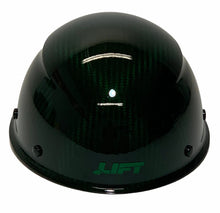 Load image into Gallery viewer, Custom Hydro Dipped Translucent Green Lift Dax Carbon Fiber HDCC-17KG Cap Style Hard Hat
