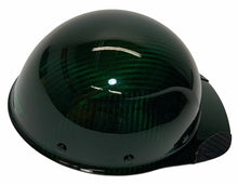 Load image into Gallery viewer, Custom Hydro Dipped Translucent Green Lift Dax Carbon Fiber HDCC-17KG Cap Style Hard Hat
