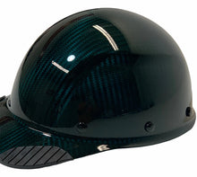 Load image into Gallery viewer, Custom Hydro Dipped Translucent Teal Lift Dax Carbon Fiber HDCC-17KG Cap Style Hard Hat
