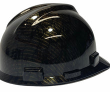 Load image into Gallery viewer, Custom Hard Hat Hydro Dipped Carbon Fiber Insanity Skulls MSA V-Gard Cap Style
