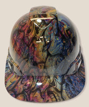 Load image into Gallery viewer, Custom Hydro Dipped Hard Hat Oil Slick Insanity Skulls Ridgeline Cap Style
