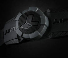 Load image into Gallery viewer, Custom Translucent Orange Lift DAX Carbon Fiber HDC-15KG Full Brim Hard Hat
