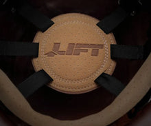 Load image into Gallery viewer, Custom Translucent Orange Lift DAX Carbon Fiber HDC-15KG Full Brim Hard Hat with Carbon Fiber EdgeGard
