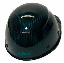 Load image into Gallery viewer, Custom Hydro Dipped Translucent Teal Lift Dax Carbon Fiber HDCC-17KG Cap Style Hard Hat
