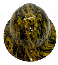 Load image into Gallery viewer, Hard Hat Ridgeline Full Brim Custom Yellow Flames

