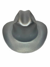 Load image into Gallery viewer, Custom Hydro Dipped Western Outlaw Silver Pearl Cowboy Hard Hat
