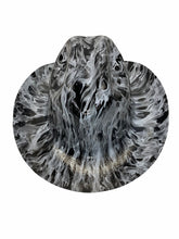 Load image into Gallery viewer, Custom Western Outlaw Hard Hat Scorching Hot Flames Cowboy Hat
