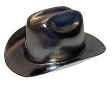Load image into Gallery viewer, Custom Western Outlaw Chrome Over White Hard Hat
