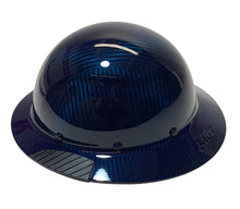 Load image into Gallery viewer, Custom Translucent Teal Lift DAX Carbon Fiber HDC-15KG Full Brim Hard Hat
