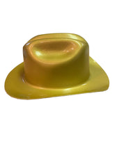 Load image into Gallery viewer, Custom Hydro Dipped Western Outlaw Gold Metallic Cowboy Hat
