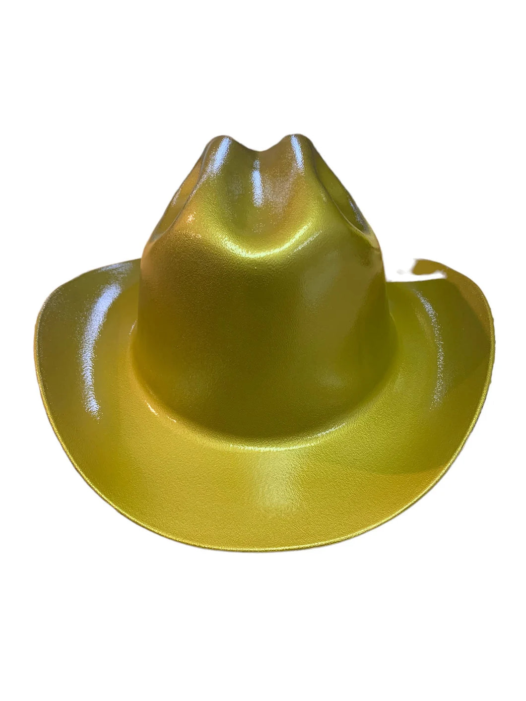 Custom Hydro Dipped Western Outlaw Gold Metallic Cowboy Hat