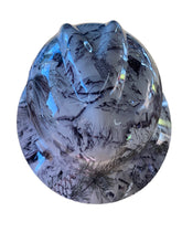 Load image into Gallery viewer, Custom Hard Hat White Thunder Ridge Camo Hydro Dipped Full Brim MSA VGard
