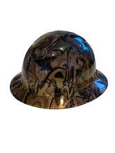Load image into Gallery viewer, Custom Hard Hat Tarnished Graffiti Full Brim Ridgeline
