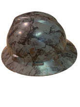 Load image into Gallery viewer, Custom Hard Hat Nat Gear Camo Hydro Dipped Full Brim MSA VGard

