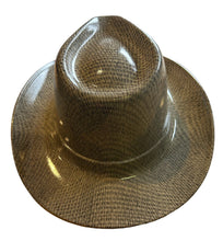 Load image into Gallery viewer, Custom Hydro Dipped Vulvan Burlap Cowboy Hard Hat
