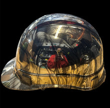 Load image into Gallery viewer, Hard Hat Ridgeline Cap Style Custom Chrome Ace of Skulls Lady
