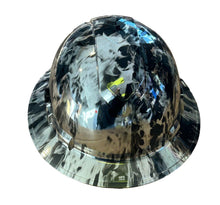 Load image into Gallery viewer, Custom Ridgeline Full Brim Hard Hat Chrome Flames
