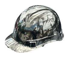 Load image into Gallery viewer, Hard Hat Ridgeline Cap Style Custom Chrome Ace of Skulls

