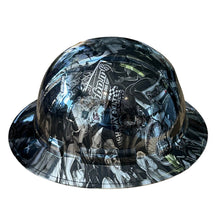 Load image into Gallery viewer, Custom Ridgeline Full Brim Hard Hat Chrome Naughty Boy
