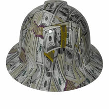 Load image into Gallery viewer, Custom Hydro Dipped Hard Hat White 100 Stacks Ridgeline Full Brim

