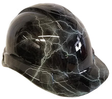 Load image into Gallery viewer, Hydro Dipped Hard Hat Ridgeline Cap Style Custom Gray Lightning

