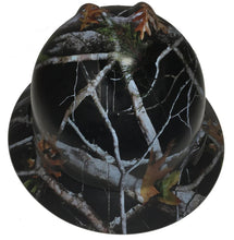 Load image into Gallery viewer, Custom Hard Hat Black Vista Camo Full Brim MSA V-Gard
