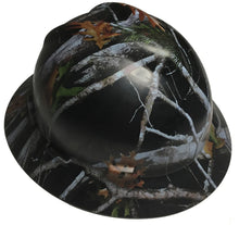 Load image into Gallery viewer, Custom Hard Hat Black Vista Camo Full Brim MSA V-Gard
