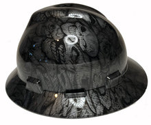 Load image into Gallery viewer, Custom Hard Hat Stainless Steel Insanity Skulls MSA V-Gard Full Brim
