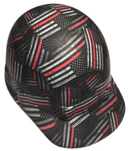 Load image into Gallery viewer, Hard Hat Pyramex SL Series Sleek Shell Cap Style Custom American Flag Thin Red Line
