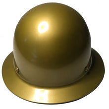 Load image into Gallery viewer, Custom Hard Hat Gold Metallic MSA SkullGard Full Brim
