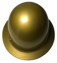Load image into Gallery viewer, Custom Hard Hat Gold Metallic MSA SkullGard Full Brim
