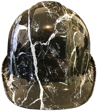 Load image into Gallery viewer, Hard Hat Pyramex SL Series Cap Style Custom Hydro Dipped Black Marble
