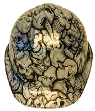 Load image into Gallery viewer, Hard Hat SL Series Cap Style Custom Hydro Dipped Silver Metallic Insanty Skulls
