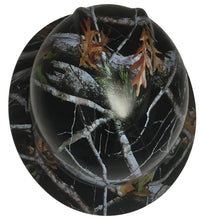 Load image into Gallery viewer, Custom Hard Hat Black Vista Camo Full Brim MSA V-Gard
