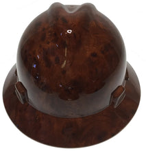 Load image into Gallery viewer, Hard Hat MSA V-Gard Full Brim Custom Dark Burlwood

