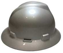 Load image into Gallery viewer, Custom Painted MSA V-Gard Full Brim Pearl White
