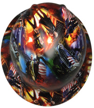 Load image into Gallery viewer, Custom Trump Hard Hat MSA V-Gard Full Brim
