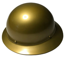 Load image into Gallery viewer, Custom Hard Hat Gold Metallic MSA SkullGard Full Brim
