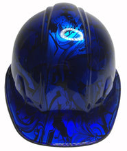 Load image into Gallery viewer, Custom Hard Hat Kandy Blue Translucent Graffiti SL Series Cap Style
