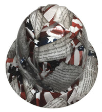 Load image into Gallery viewer, Hard Hat SL Series Full Brim Custom Amendments American Flag
