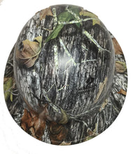 Load image into Gallery viewer, Custom Hydro Dipped Hard Hat Mossy Oak Break Up Full Brim Ridgeline
